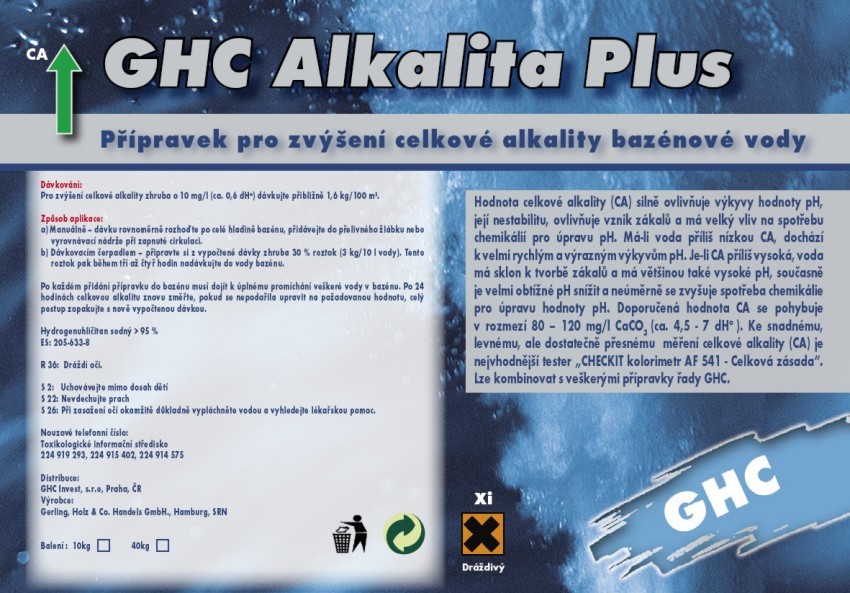 Alkalita plus pre bazény