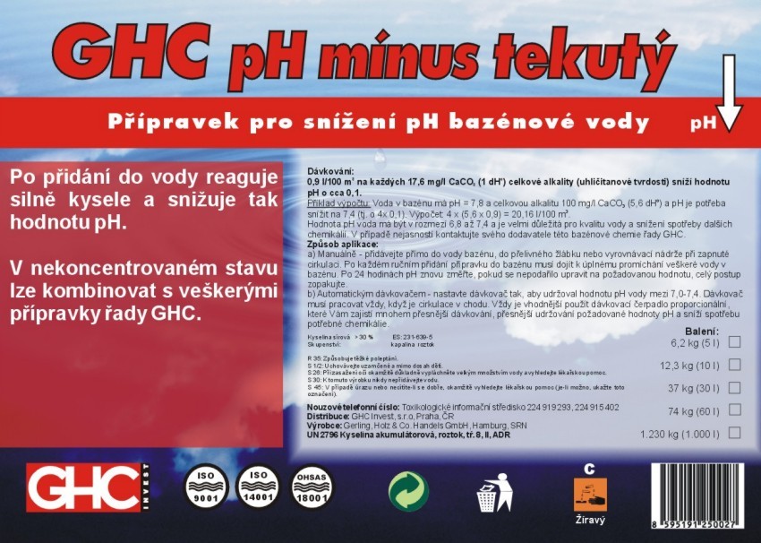 Kyselina sírová – zníženie pH